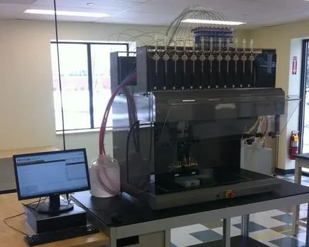 Protein Maker lab setup — parallel purification system